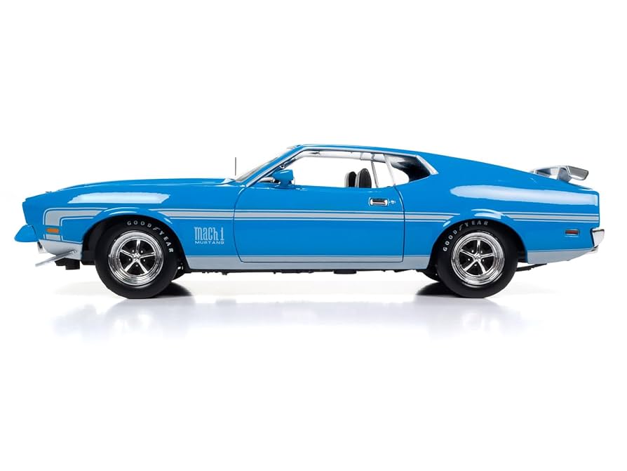 1/18 Mustang Mach 1【2台セット】 Amazon.com: American Muscle 1972 Ford Mustang Mach 1 1:18